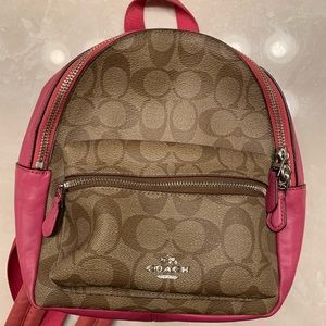 Coach mini backpack
